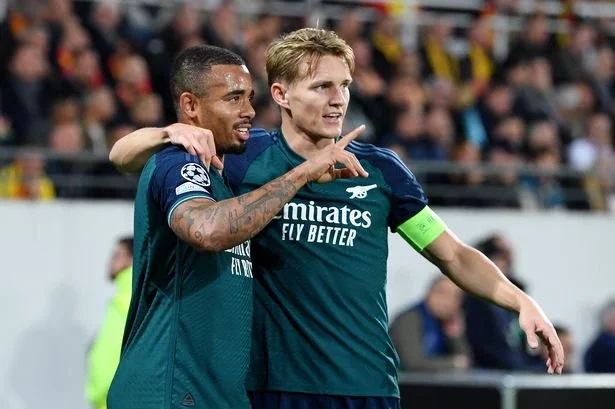 Arsenal are hoping to have both Gabriel Jesus and Martin Odegaard back after the international break.