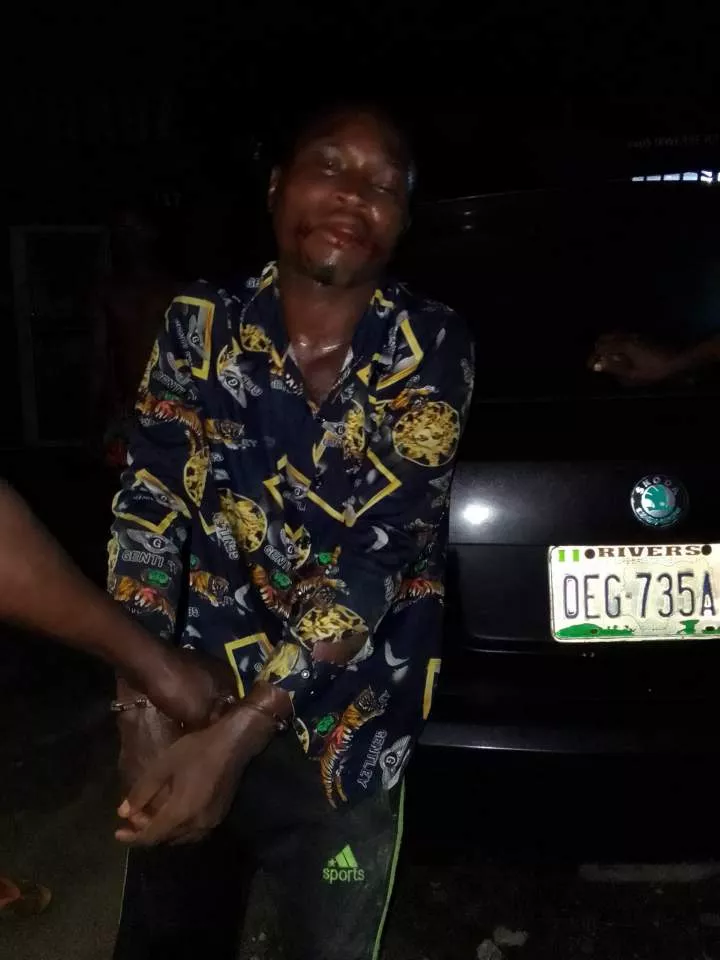 Suspected thief caught and beaten to pulp in Port Harcourt after returning to crime scene to allegedly steal again