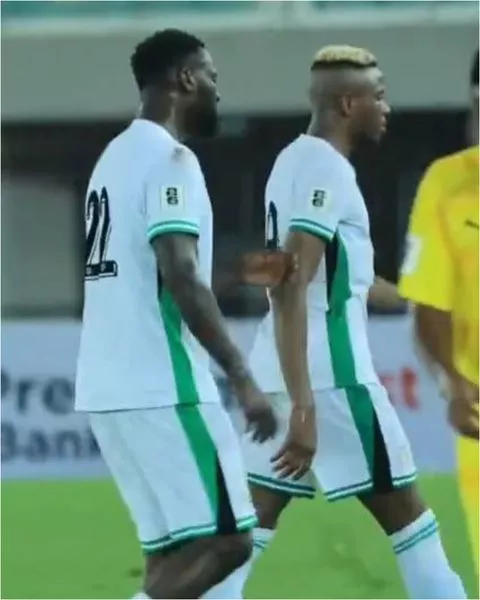 Victor Osimhen dubs Super Eagles teammate Boniface with new nickname after watching his video