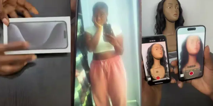 Lady laments after her Canada-based uncle sent her 'fake' iPhone 15 pro max