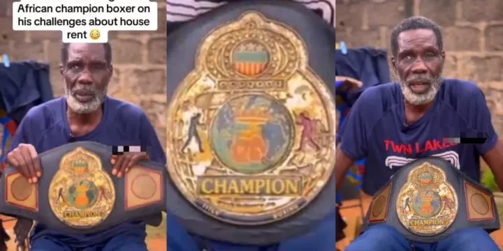 Boxer who won titles for Nigeria begs for help to pay rent Boxer who won titles for Nigeria begs for help to pay rent