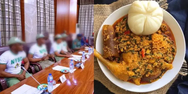 Male corps members in NYSC camp introduce ban on buying meals for female colleagues Male corps members in NYSC camp introduce ban on buying meals for female colleagues