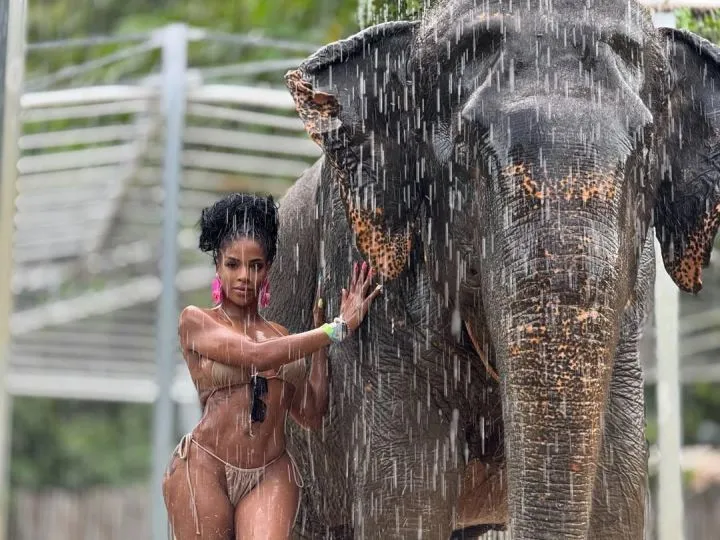 Actress Venita Akpofure shows off her banging body in s#xy bikini photos