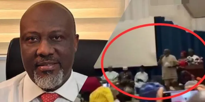 ''APC comot for road, ADC don come' - Dino Melaye's chant against Tinubu's party