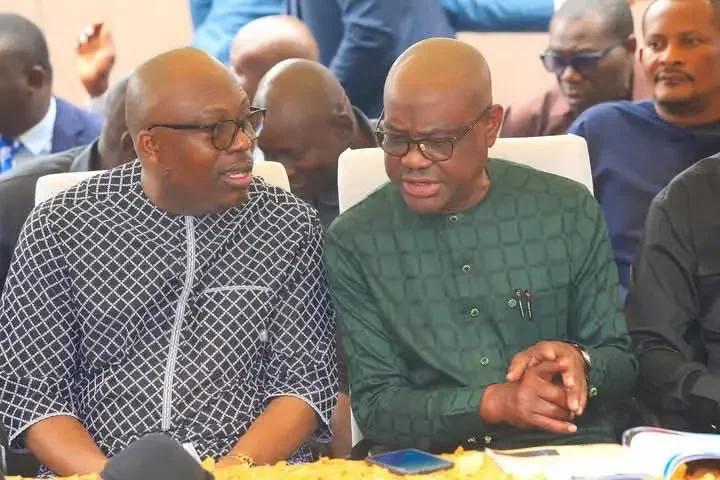 Fubara, Wike sighted together in Rivers State after peace talks Fubara, Wike sighted together in Rivers State after peace talks