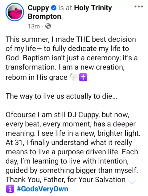 'I made the best decision of my life