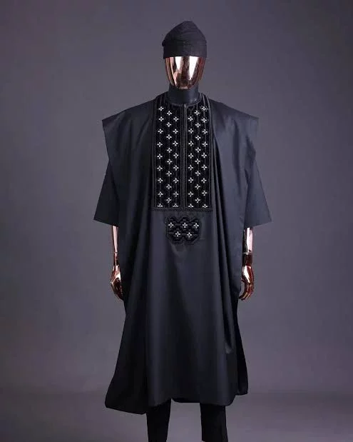 Black Agbada Styles For Men To Rock An Event.