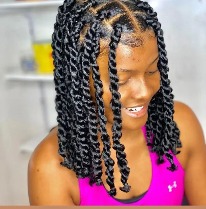 25+stunning twisted box braids hairstyles you should consider.