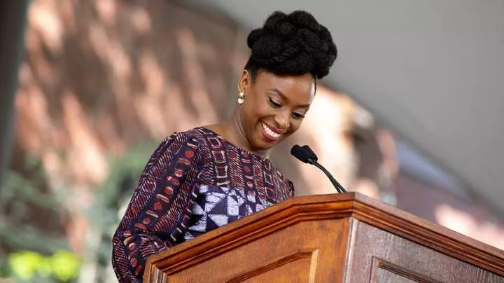 "I could probably have written two novels had I not had my child" Chimamanda Adichie speaks about motherhood being a "glorious gift" but says it comes at a "cost" (video)