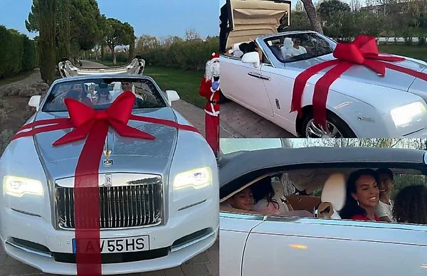 When Cristiano Ronaldo Got a Rolls-Royce Dawn as Christmas Gift from His Partner