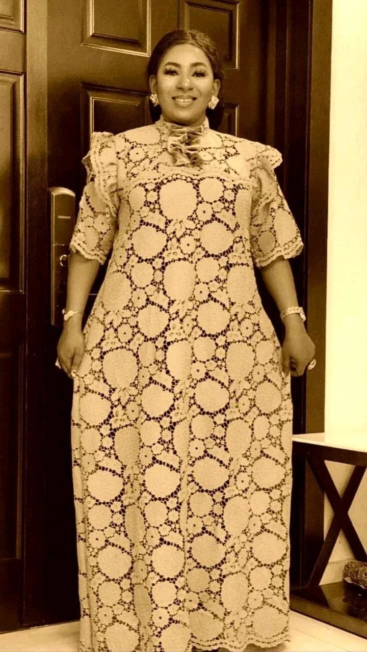 Fascinating Kaftan Styles Ladies Can Rock with Lace Fabric.