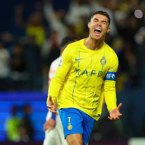 Al Nassr star Cristiano Ronaldo -- X