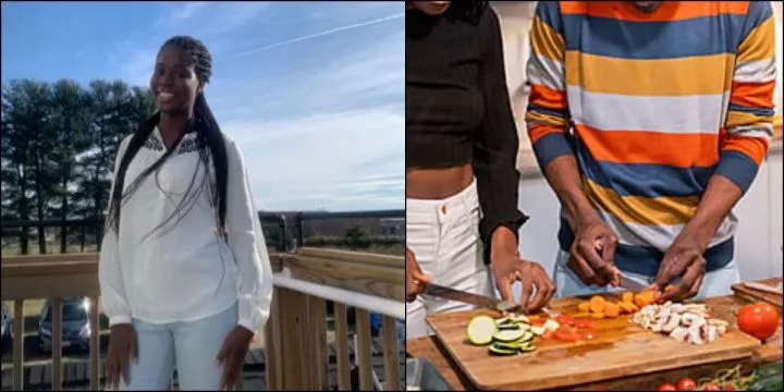 'Marrying a man who cannot cook at all is very risky' - Lady sparks controversy