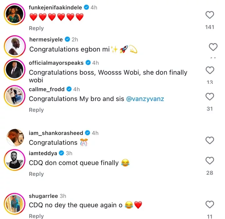 Photos of CDQ and Iyabo Ojo's step-daughter, Vanessa locking lips triggers dating speculation