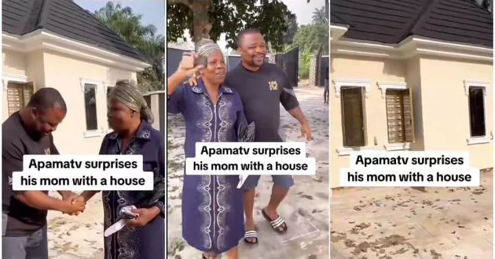 Actor Apama surprises mother with dream house for Christmas