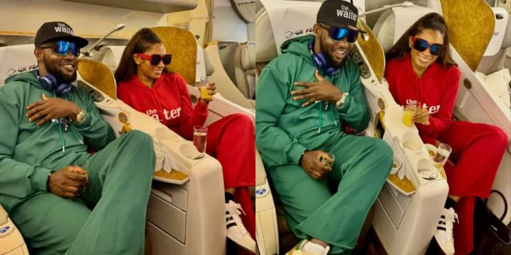 "Air flow restricted" - Mixed reactions as May Edochie and AY Makun jet out to London for movie premiering