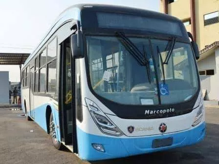 'You get husband, you dey do conductor' - Pregnant woman battles female conductor on BRT bus from Oshodi to Sango