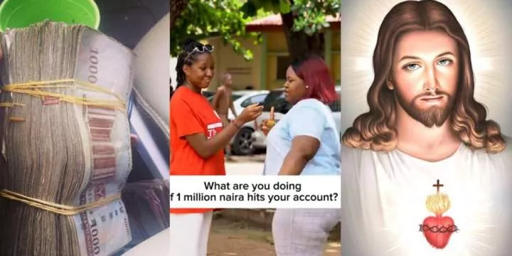 "₦100k to God, ₦700k to my love, ₦300k for data subscriptions" - Nigerian lady details how she'd spend ₦1 million