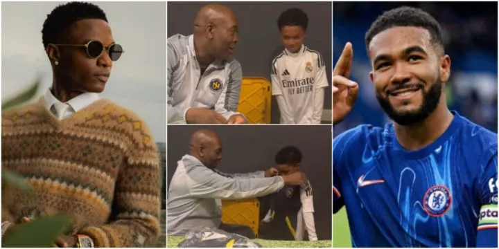 Wizkid's son Zion joins Football Academy owned by Chelsea star Reece James' father