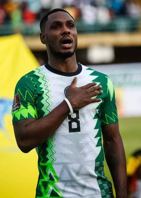 Odion Ighalo is number 7 on the Top 10 Super Eagles all-time top scorers list