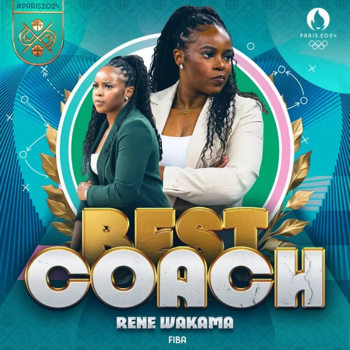 Paris 2024 Olympics: D'Tigress' Wakama wins Best Coach award