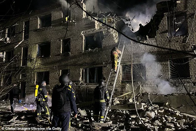 An update to the classified 'homeland defence plan' will set out a strategy for the days immediately after a strike on the UK mainland by a hostile foreign state. Pictured: A residential building heavily damaged by Russian drone strikes on May 1, 2025 in Zaporizhzhia