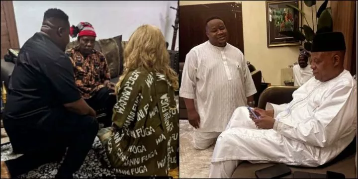'Me and my wife join kneel sef, una dey cry...' - Cubana Chief Priest claps back