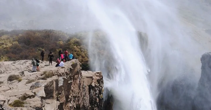 The Reverse Waterfall in  Brazil 