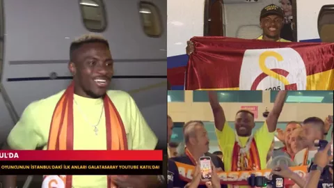 Watch: Victor Osimhen arrives in Istanbul to sign for Galatasaray