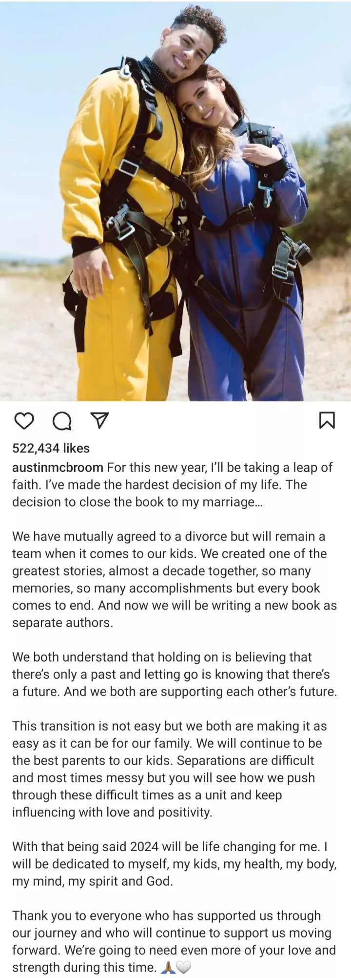 Popular YouTube couple, The ACE family announce divorce