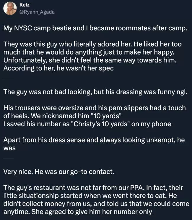 Lady regrets rejecting 'kind admirer' two years after multiple failed relationships