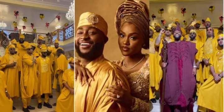 CHIVIDO24: Davido and groomsmen graces social media with their look