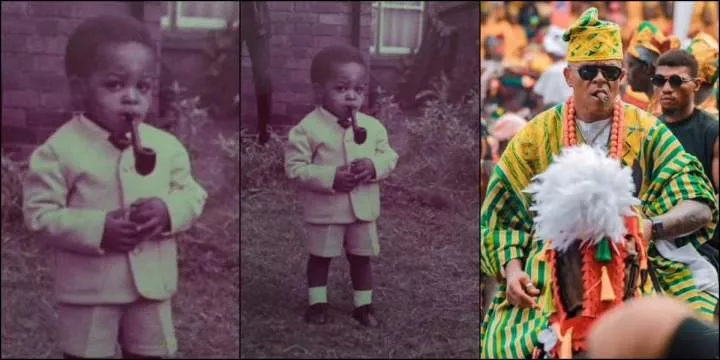 Mixed reactions trail alleged childhood photo of Farooq Oreagba