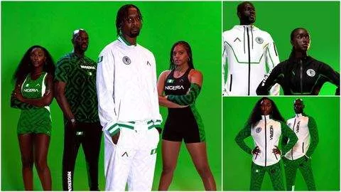 Team Nigeria Olympics kits for Paris 2024.