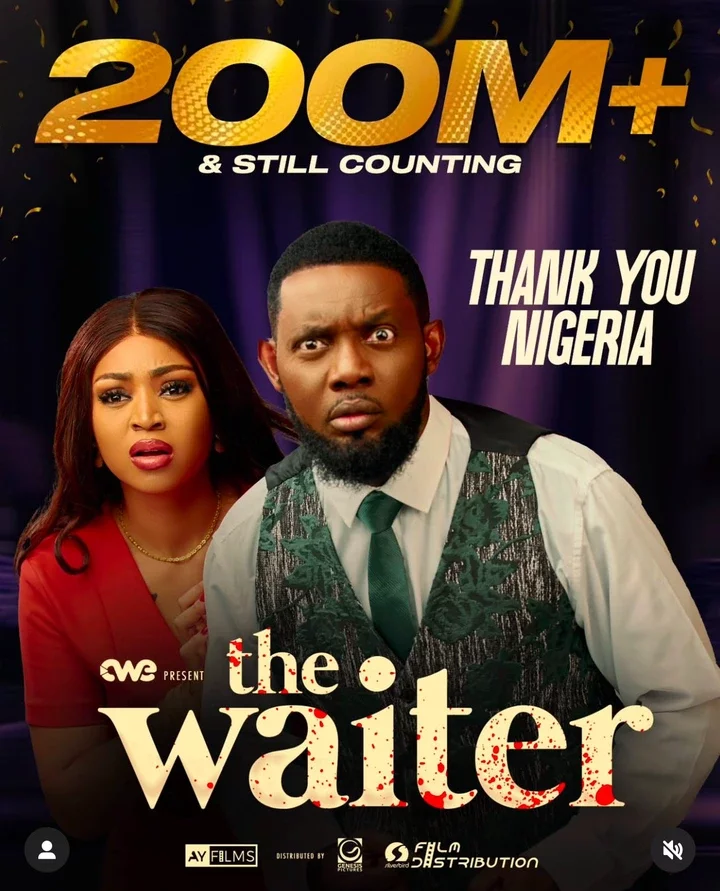 AY Comedian's The Waiter grosses N200 million at Box Office