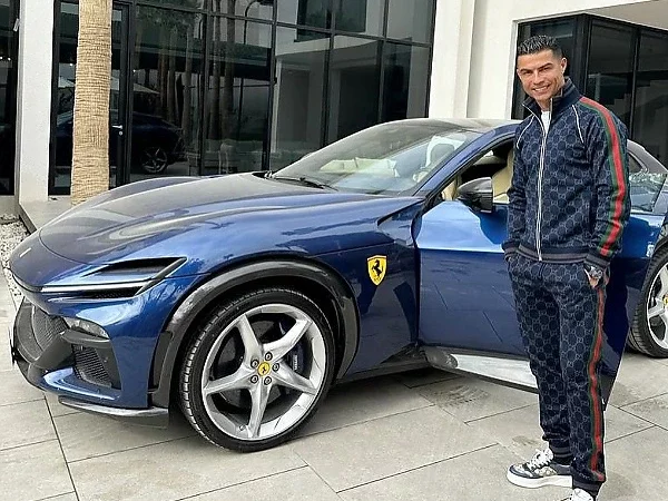 Cristiano Ronaldo Shows Off New $402K Ferrari Purosangue - Latest Addition To His Supercar Collection - autojosh