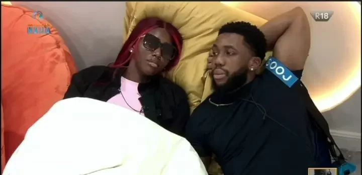 BBNaija S9: Sooj, Nelly share intimate moment in bathroom (Video)