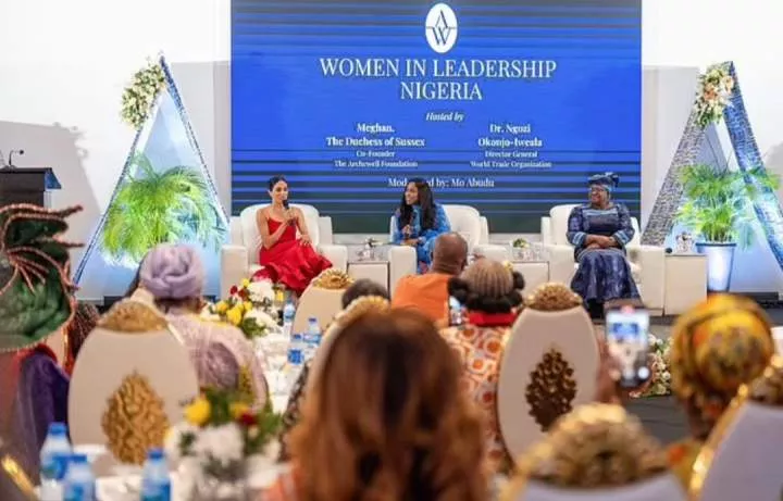 Meghan Markle and Dr Ngozi Okonjo-Iweala host Women in Leadership summit in Nigeria (photos/video