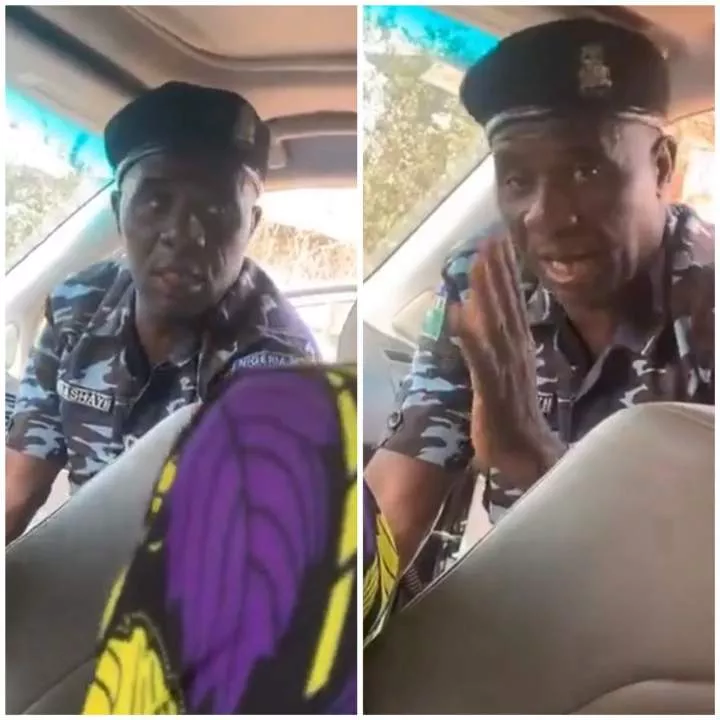 Lagos state police command to take action after its officer was caught on camera demanding bribe from a motorist