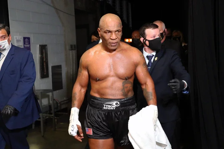 Despite now being 58, the night could be Tyson's biggest albeit a far cry from his pro career