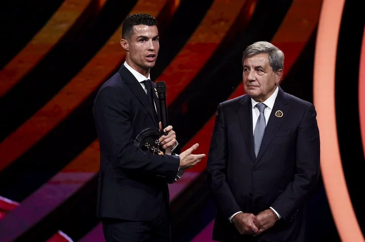 PHOTOS: Portugal honour Cristiano Ronaldo with #QuinasDeOuro2024 award