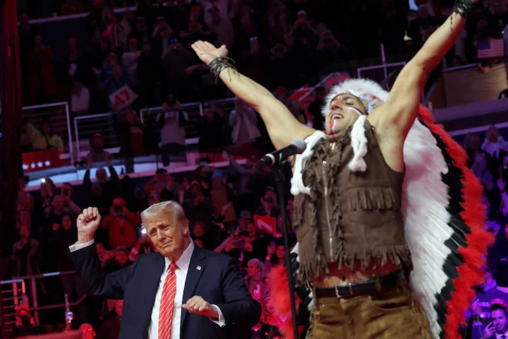 Watch Trump perform his famous dance with YMCA ahead of inauguration� (photos/video)