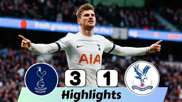 Tottenham Hotspur 3 - 1 Crystal Palace (Mar-2-2024) Premier League Highlights