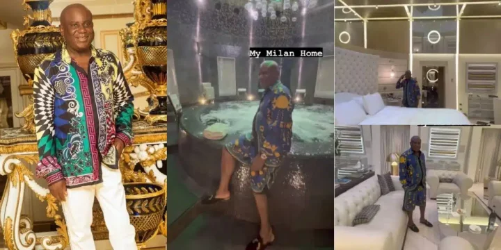 "I will never be poor" - Reactions as Kiddwaya's father, Terry Waya shows off his Milan home