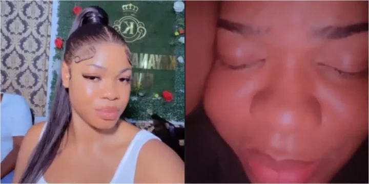 "Jesus Christ, I can't" - Lady laments over snores from a man she's in talking stage with