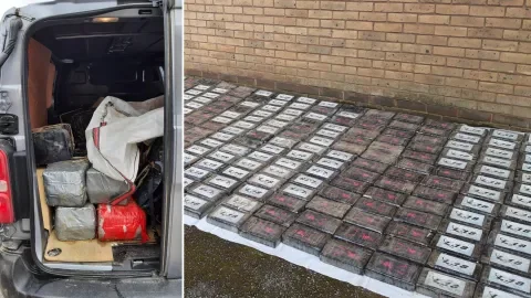 Four arrested after �40m worth of cocaine was found in pub car park