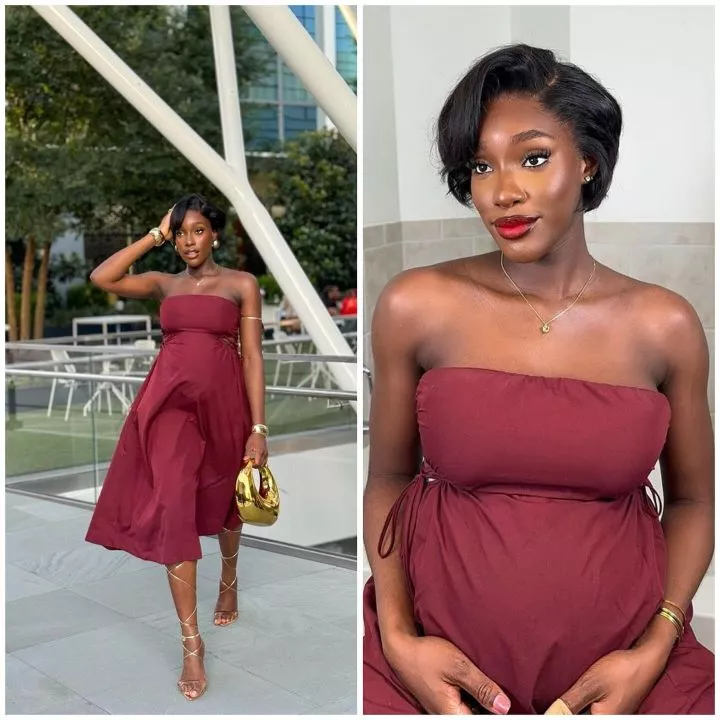 Singer Paul Okoye?s wife, Ifeoma, flaunts her baby bump in lovely new photos