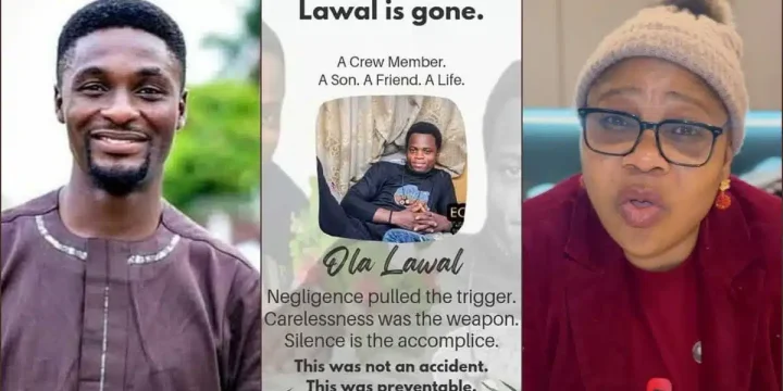 Adeniyi Johnson calls out Bola Akande over crew's demise during movie shoot