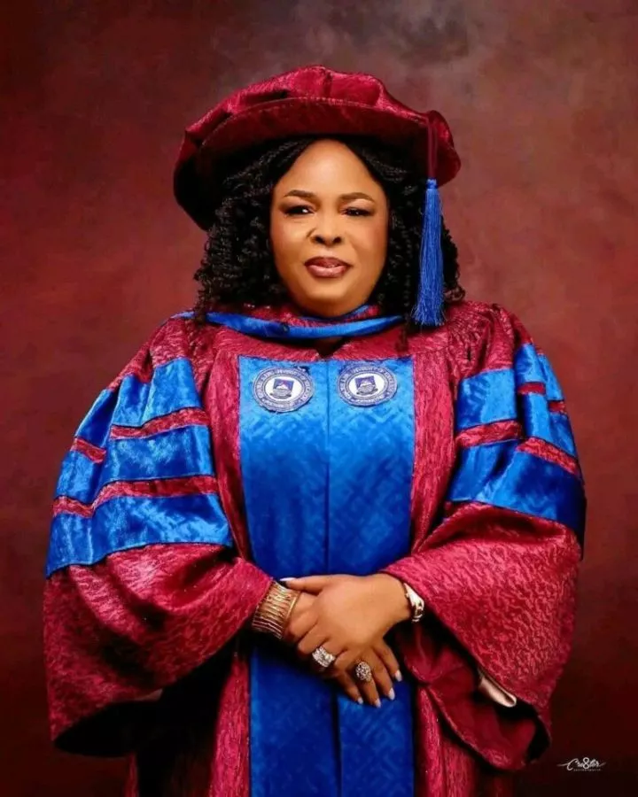 Patience Jonathan Celebrates Honorary Degree From Rivers University (Video)