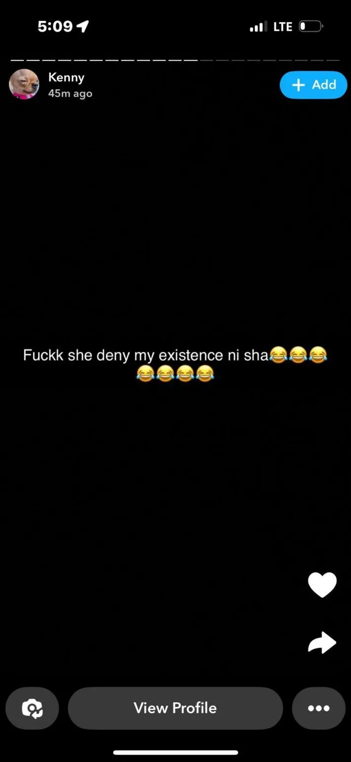 Man cries out as girlfriend denies him after meeting Asherkine